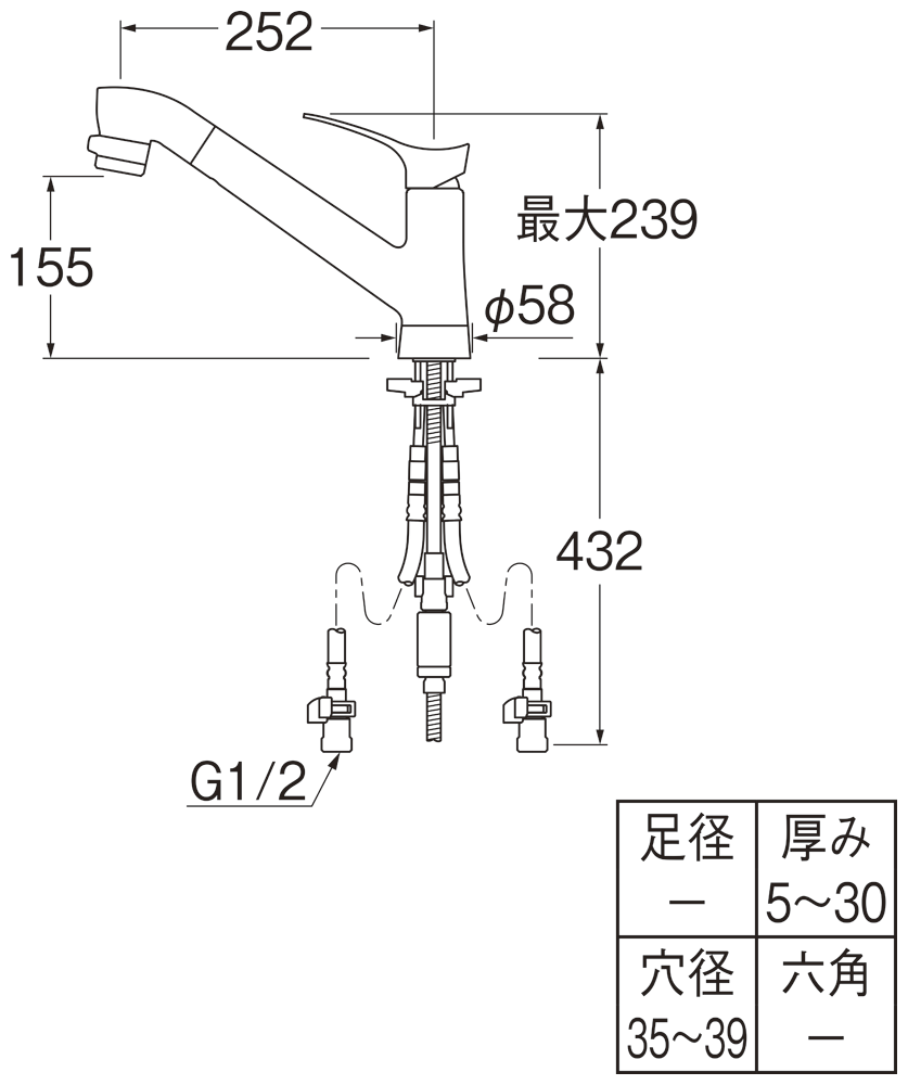 SANEI シングル混合栓 ウルトラファインバブル発生装置付 上面施工 K87121ET6JV-13 シルバー キッチン