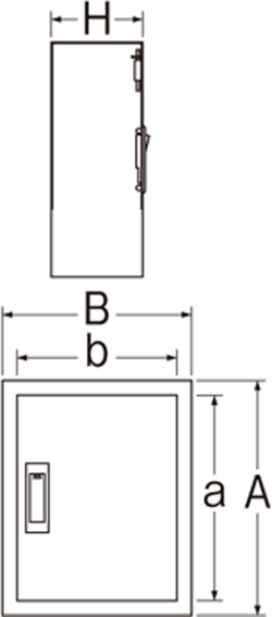 カギ付散水栓ボックス（壁面用） | 商品のご案内 | SANEI｜デザイン性 